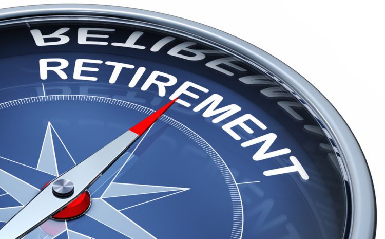 retirement compass concept photo